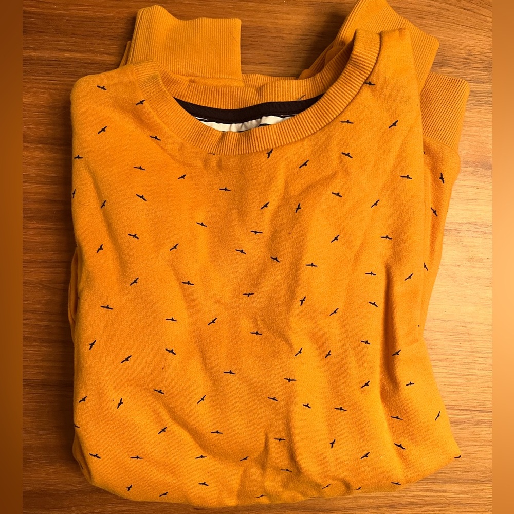 Mustard Yellow Patterned Sweater